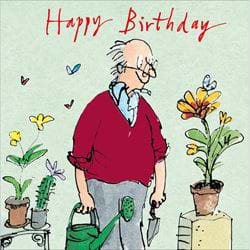 The Gardener Birthday Card