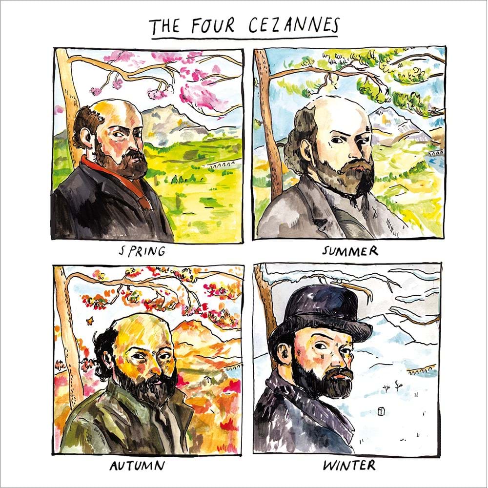 The Four Cezannes Birthday Card