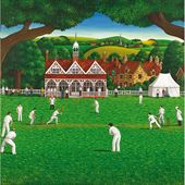 The Cricket Match Greeting Card
