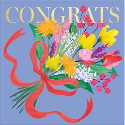 Bouquet Congratulations Card