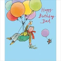 Balloon Flight Dad Birthday Card