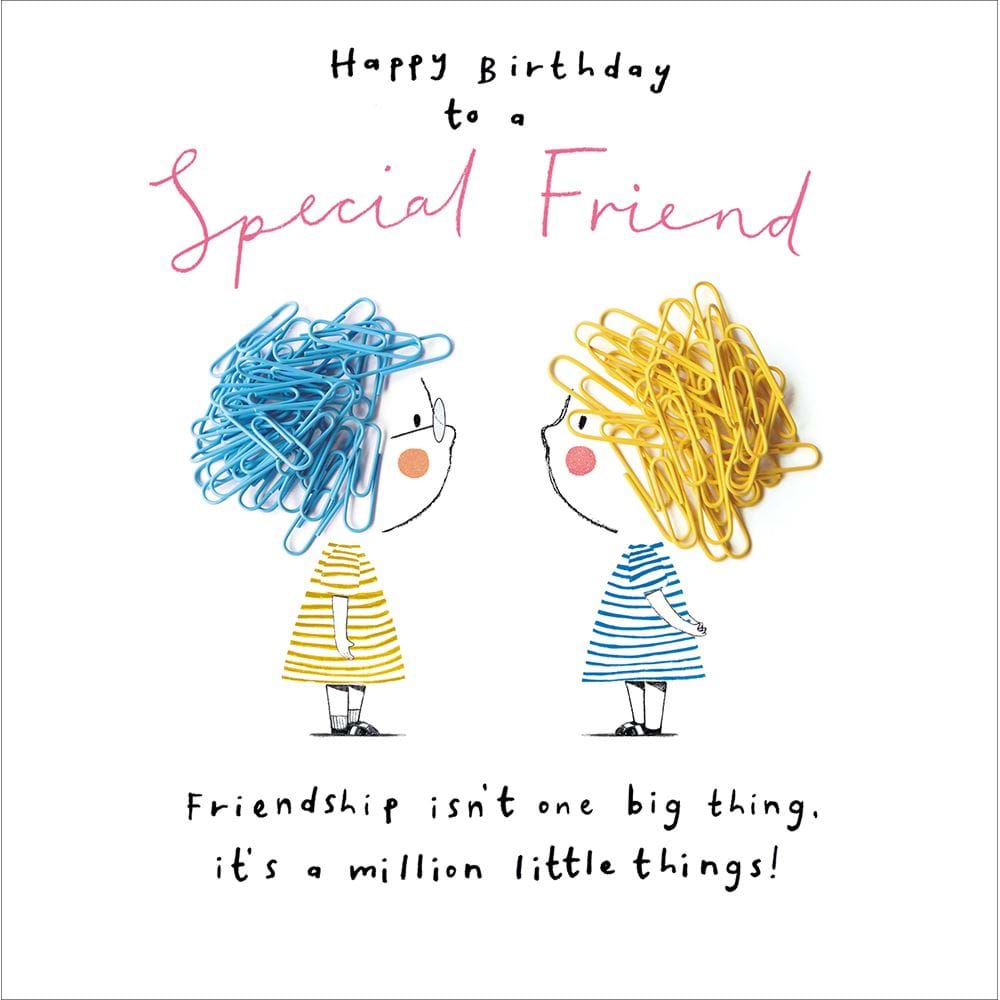 Million Little Things Special Friend Birthday Card
