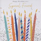 Candles Special Friend Birthday Card