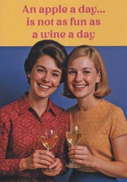 A Wine A Day Birthday Card