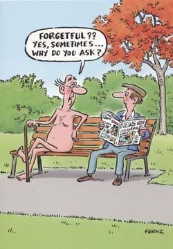Forgetful Funny Birthday Card