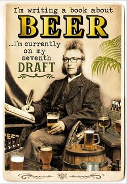 Book About Beer Birthday Card