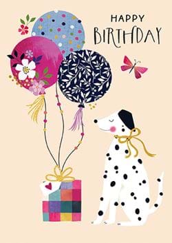 Dalmatian Birthday Card