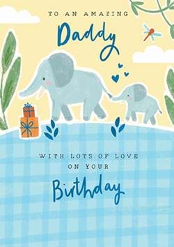 Amazing Daddy Birthday Card