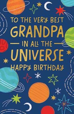 Very Best Grandpa Birthday Card