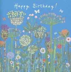 Wildflowers Birthday Card