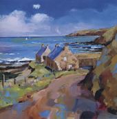 Cottages at Cove Greeting Card