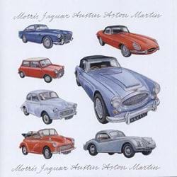 Classic Cars Birthday Card