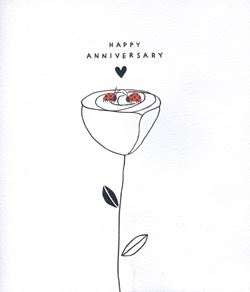 Lady Bugs Anniversary Card