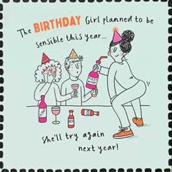 Sensible Birthday Card
