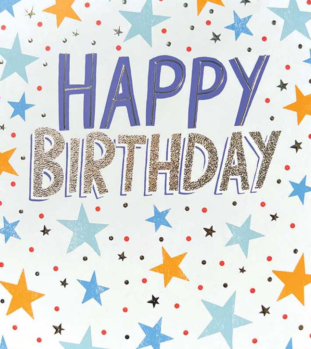 Stars Birthday Card
