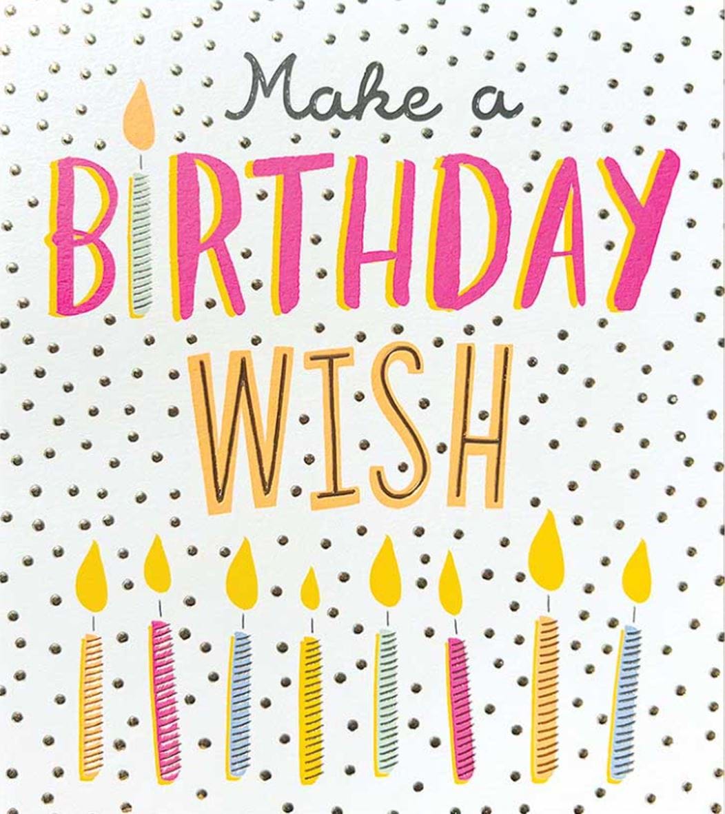Make a Wish Birthday Card