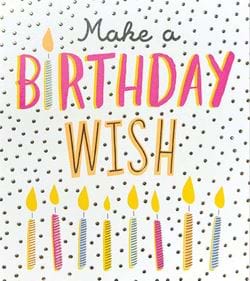 Make a Wish Birthday Card