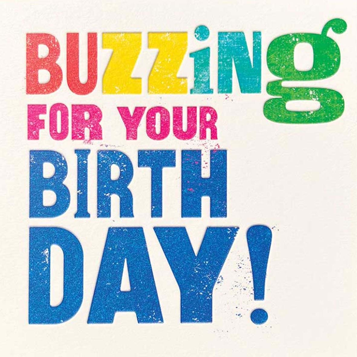 Buzzing Birthday Card