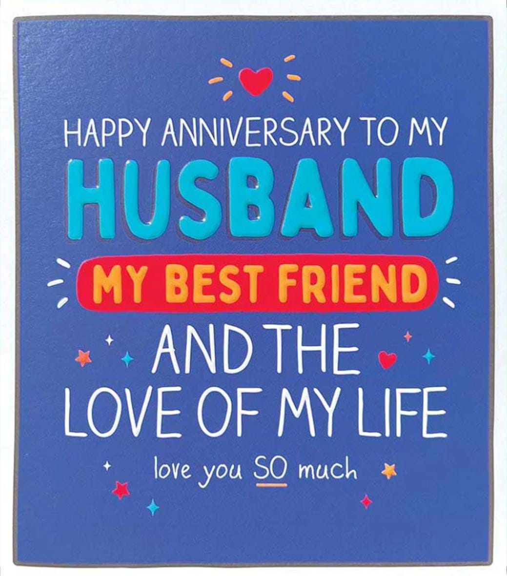 Love of My Life Husband Anniversary Card