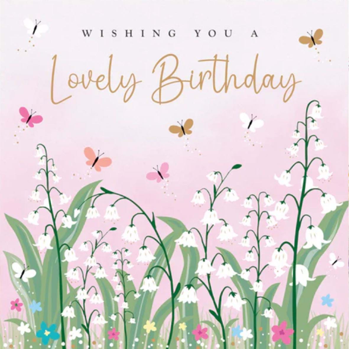 Snowdrops Birthday Card