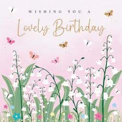 Snowdrops Birthday Card