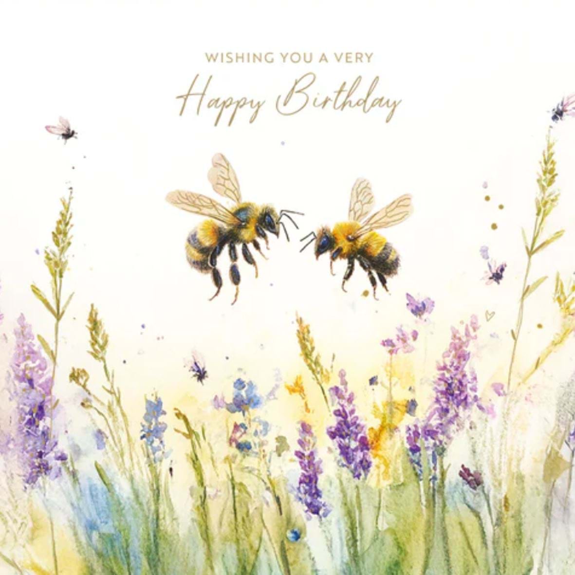 Bees Birthday Card