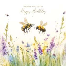 Bees Birthday Card