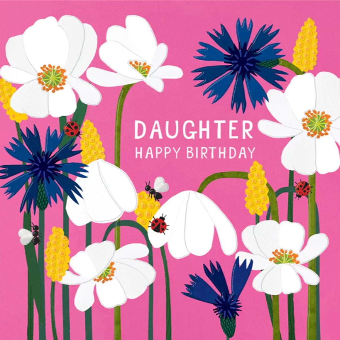 Poppies Daughter Birthday Card
