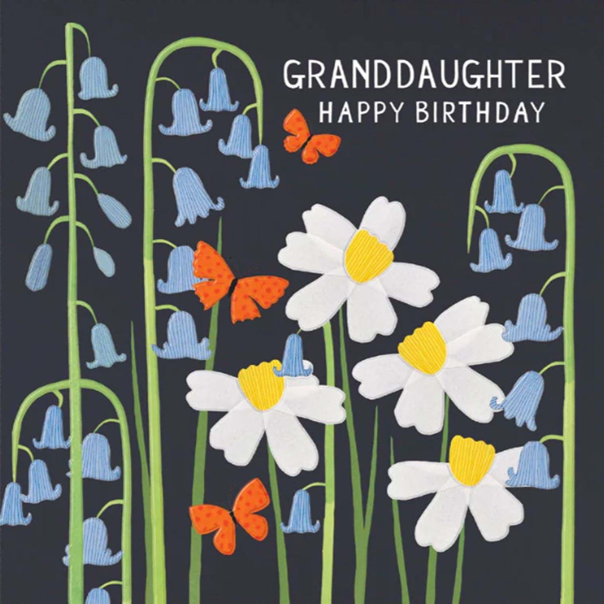 Bluebells Granddaughter Birthday Card