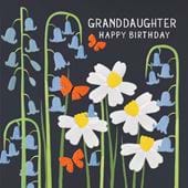 Bluebells Granddaughter Birthday Card