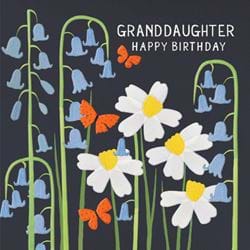 Bluebells Granddaughter Birthday Card