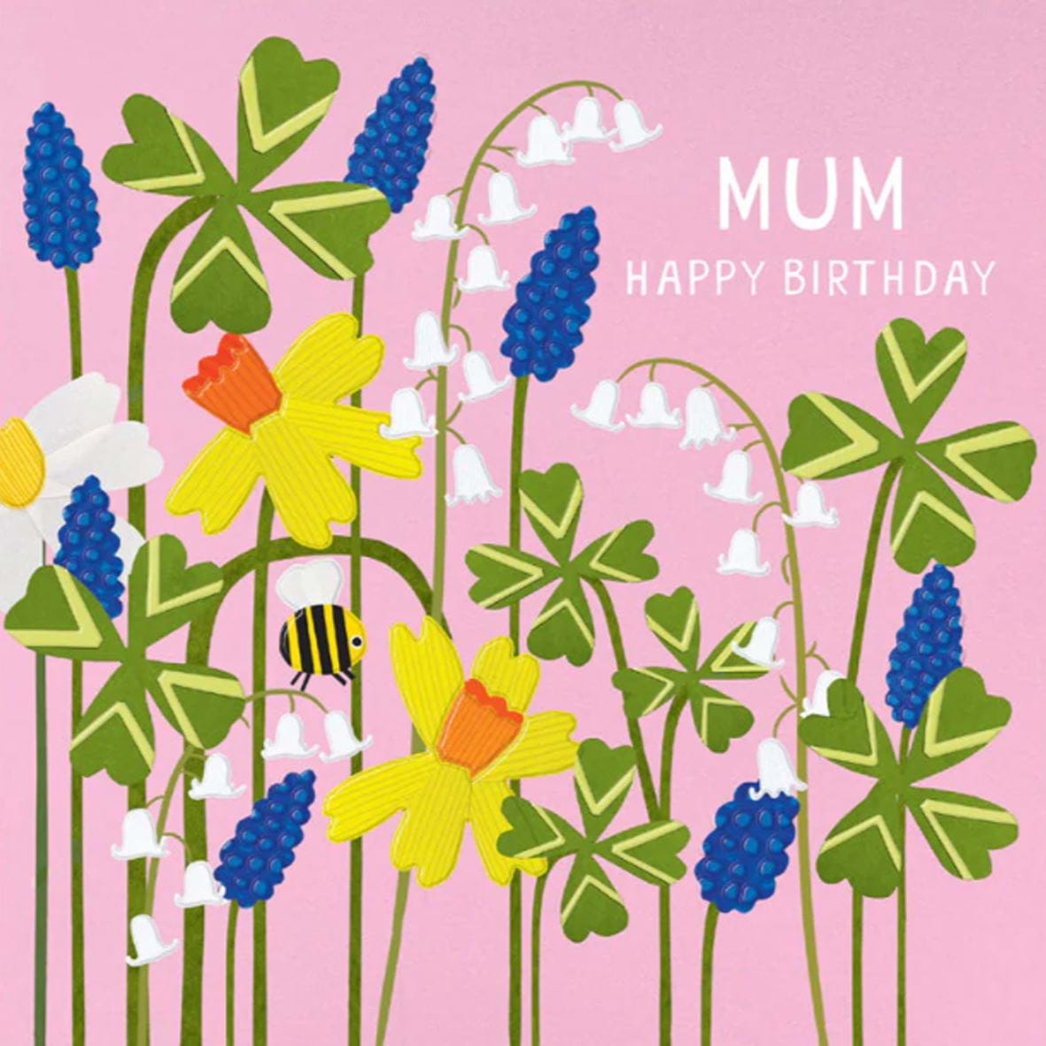 Spring Petals Mum Birthday Card