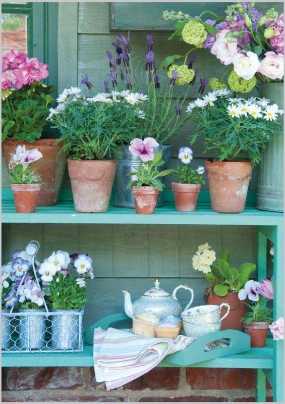 Potting Bench Birthday Card