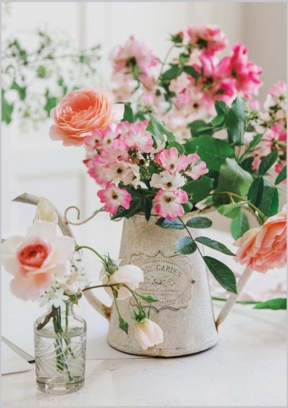 Garden Roses Birthday Card
