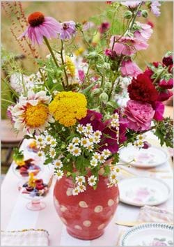Summer Blooms Birthday Card
