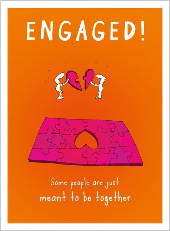 Meant to be Together Engagement Card