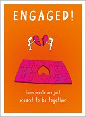 Meant to be Together Engagement Card