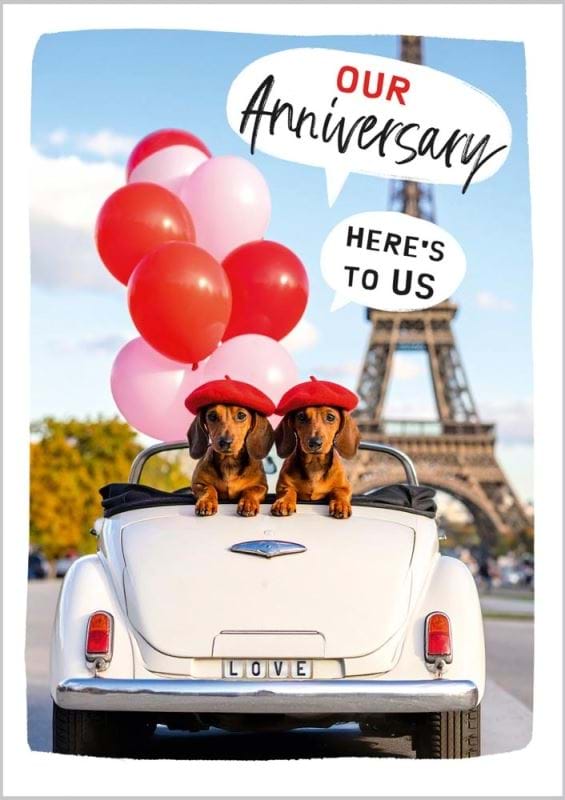 Here's to Us Anniversary Card