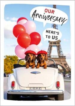 Here's to Us Anniversary Card