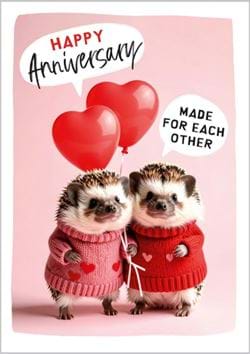Made for Each Other Anniversary Card