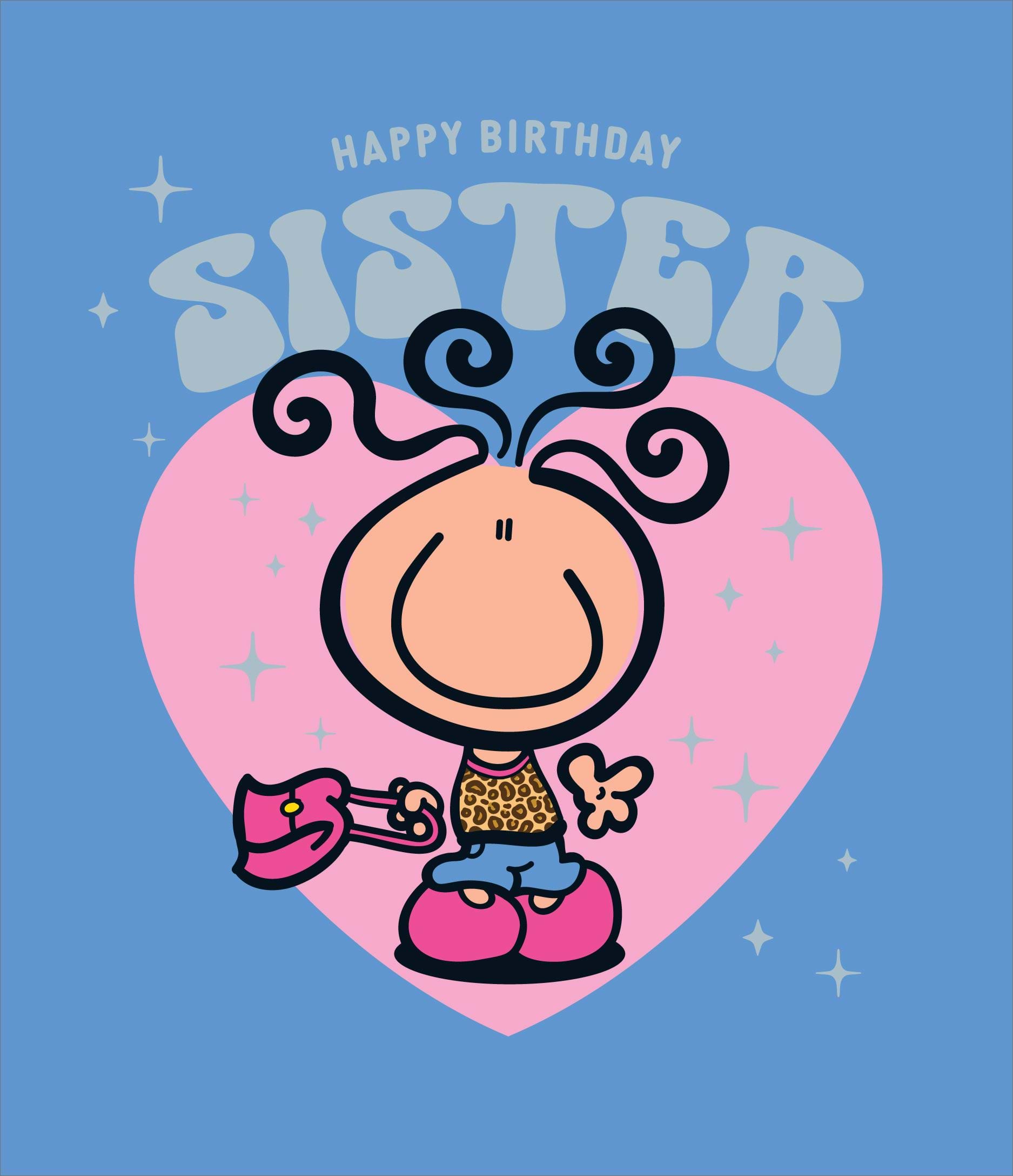 Bubblegum Sister Birthday Card
