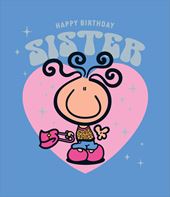 Bubblegum Sister Birthday Card