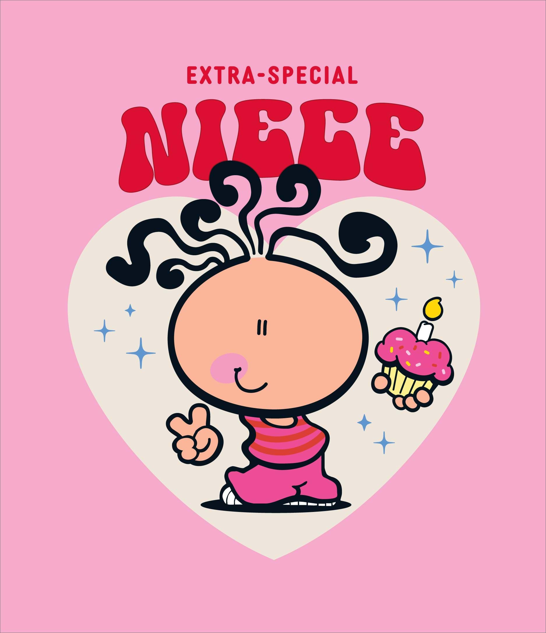 Cupcake Niece Birthday Card