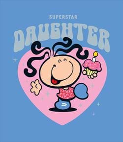 Superstar Daughter Birthday Card
