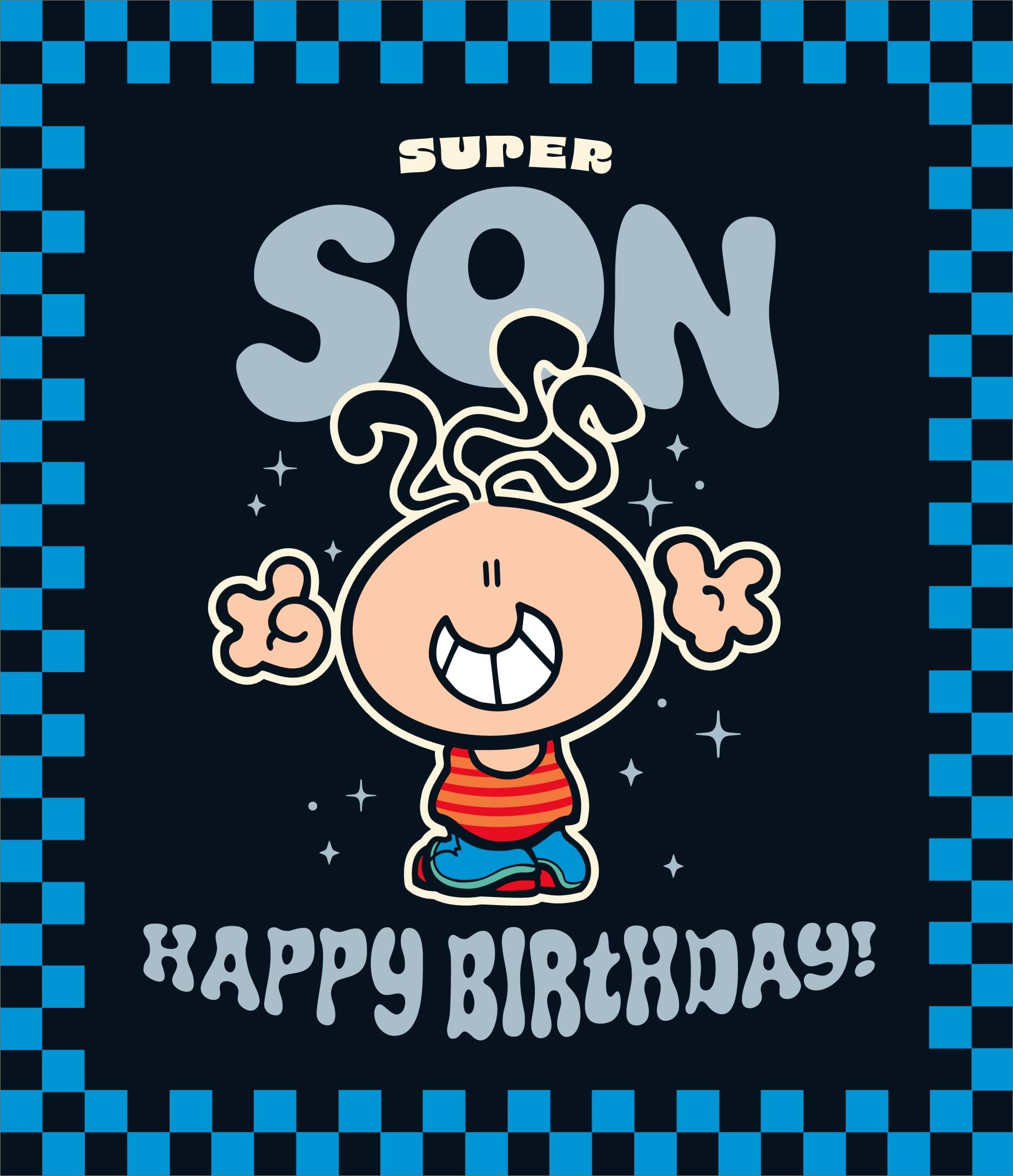 Super Son Birthday Card