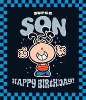 Super Son Birthday Card