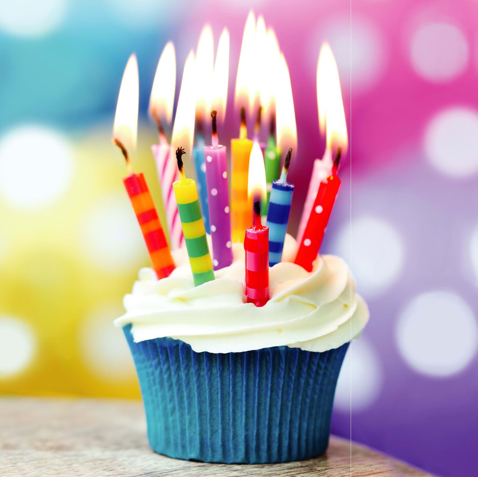 Cupcake Candles Birthday Card