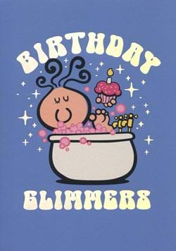 Relaxing Bath Birthday Card
