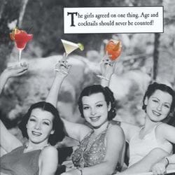 Never be Counted Birthday Card