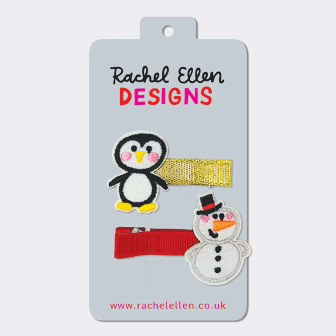 Hair Clips - Penguin/snowman